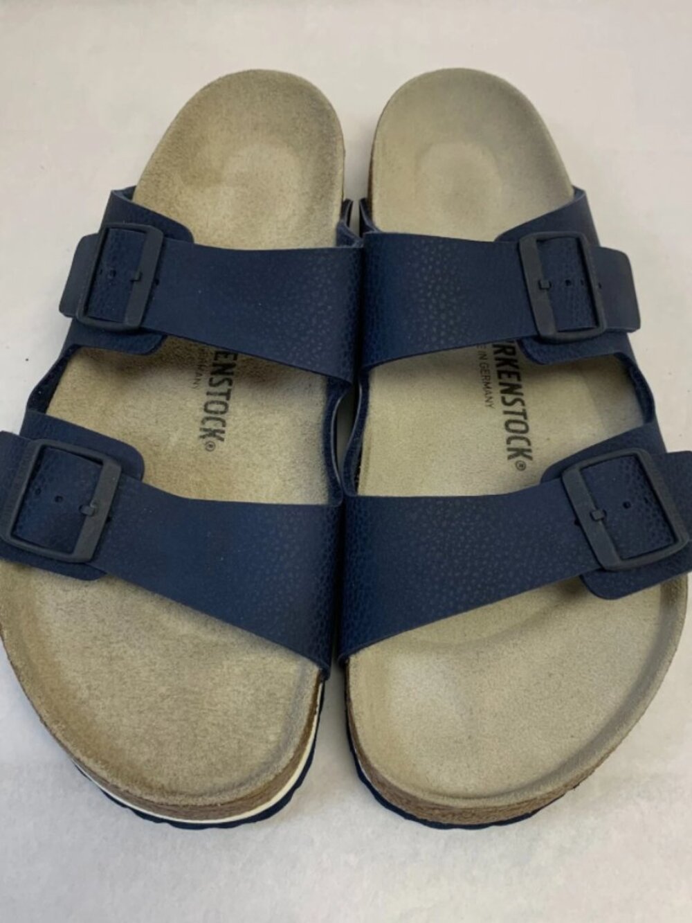 Birkenstock Arizona Desert Soil Blue Birko-Flor Regular Width Sandals